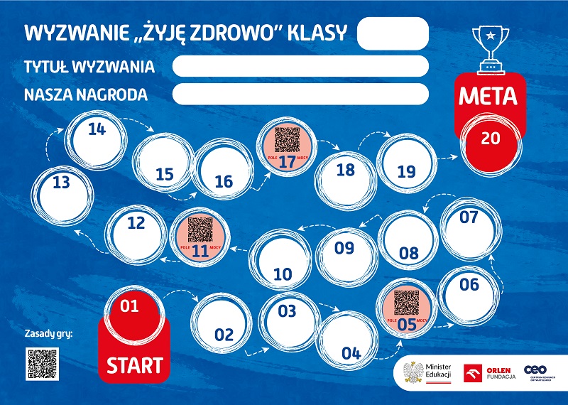 Plakat wyzwania klasowego